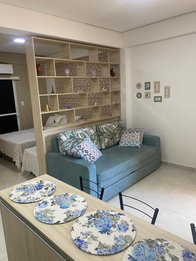 Flat Em Olimpia Com Churrasqueira Bagian luar foto